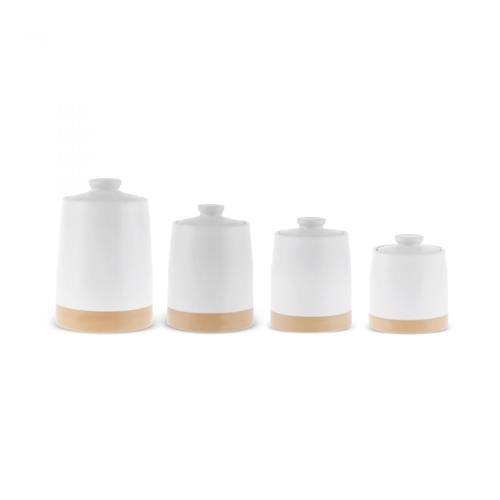 White Stone Vakumlu Kapaklı 4'lü Baharat Takımı