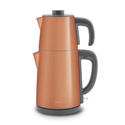 Gastro Dem 2 in 1 Çelik Çay Makinesi Galactic Bronze