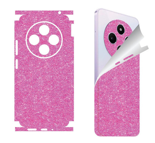 Xiaomi Poco X5 Pro için uyumlu 360 full arka ve yan kaplama koruma sticker -SİMLİ PEMBE