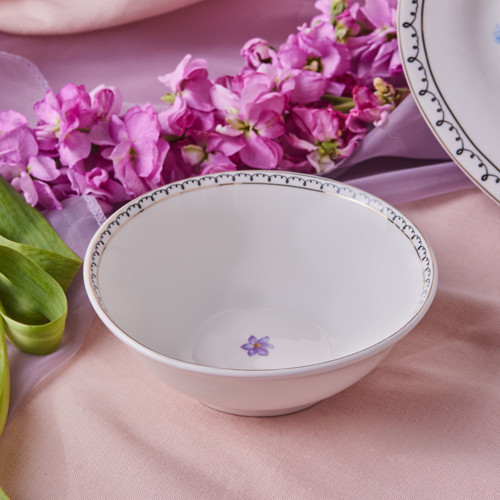 Minton Pembe Çiçek Kase 14 Cm