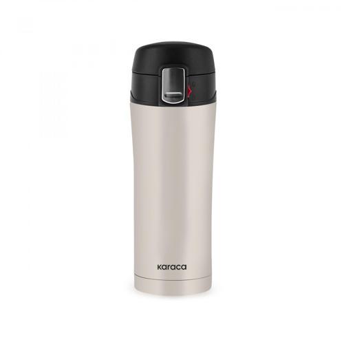 Pluton Çelik Sızdırmaz Termos Krem 450 ml