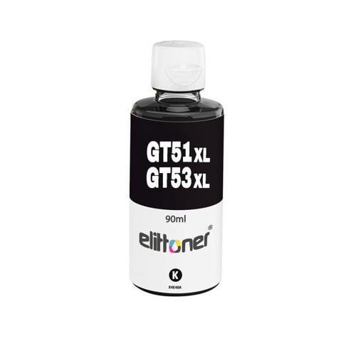 HP Mürekkep GT53XL - GT51XL Black 90ml