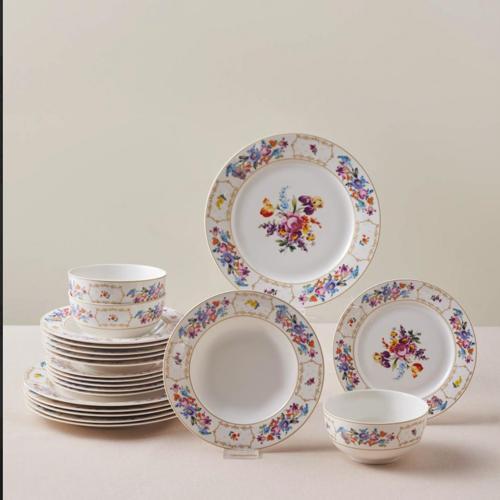 Forever Bone Gülşah 24 Parça 6 Kişilik Yemek Takımı