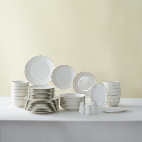 Elegance Bone Mandarin 53 Parça 12 Kişilik Yemek Takımı Gold