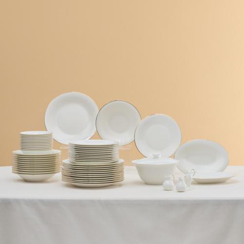 Fine Pearl Fame 55 Parça 12 Kişilik Yemek Takımı Gold