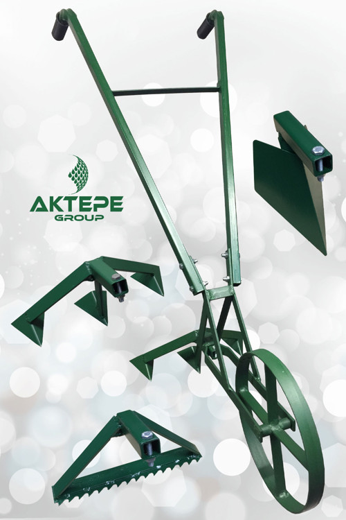 Üç'Lü Full Paket El Çapa Makinası Çapalama Ot Yolma Ot Kesme Karık Açma Kanal Açma Bahçe Seti