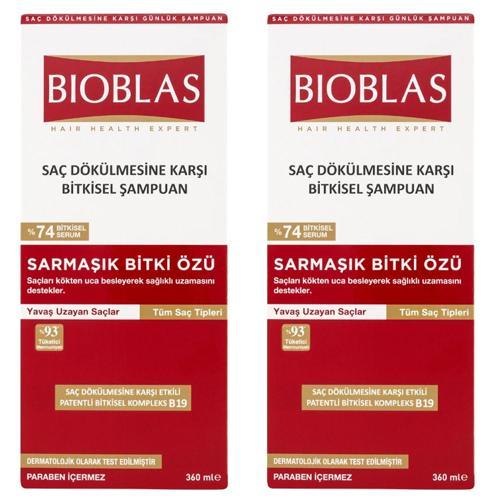 Saç Dökülmesine Karşı Sarmaşık Bitki Özü Şampuan 360 ml 2 ADET