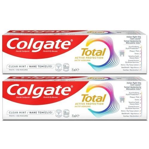 Total Gelişmiş Nane Temizliği Diş Macunu 75 ml 2 ADET