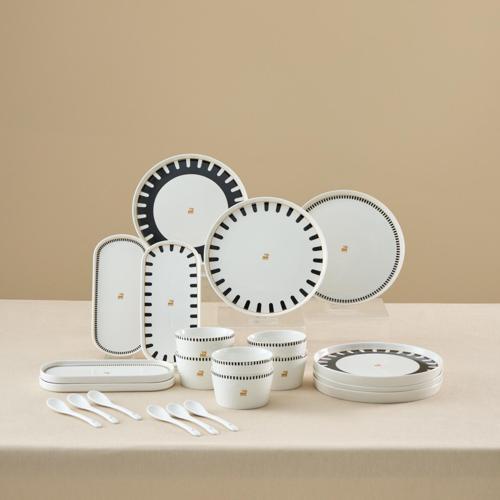 Stream Bone Kore 22 Parça 6 Kişilik Kahvaltı Takımı