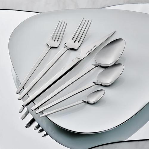 Elegance Glacial Platin 12 Kişilik 84 Parça Çatal Kaşık Bıçak Takımı