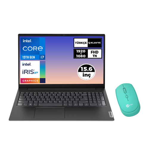 V15 Gen 4 i7-1355U 16GB 512GB SSD 15.6" FHD Freedos Laptop + Mouse 83A100KXTR 025