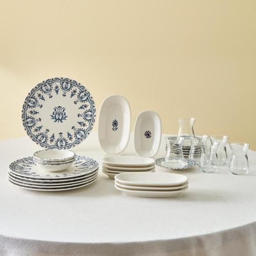 Forever Bone Heather 26 Parça 6 Kişilik Kahvaltı Seti