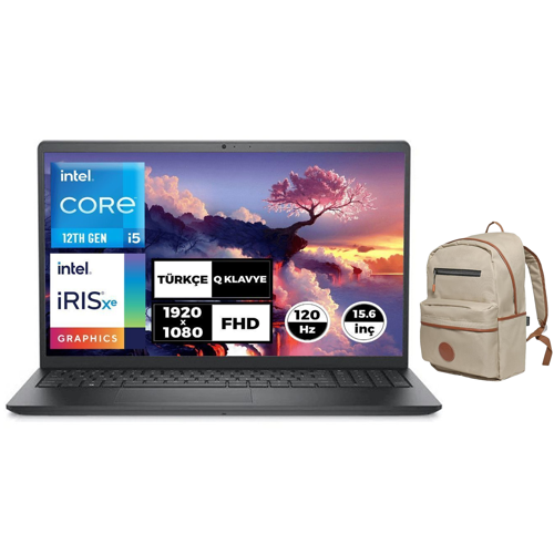 VOSTRO 3520 i5-1235U 32GB 512GB SSD UBUNTU 15.6" FHD Laptop + Çanta N1611PVNB3520U 036