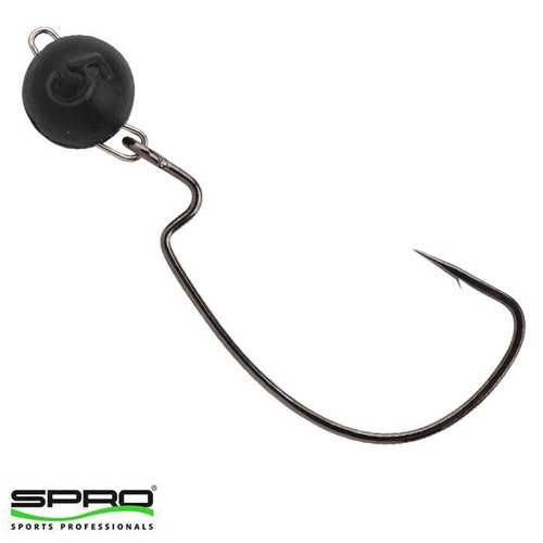 Rigged Bottom #2/0 Hareketli Siyah Jig Head 5gr