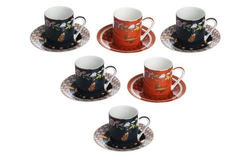 Evelyn Bone 6Lı Kahve Fıncanı Setı