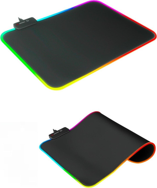 Siyah 252X328X3Mm Rgb Ledli Gaming Mouse Pad Mp-21