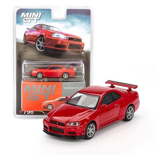 1:64 Nissan Skyline GT-R (R34) V-Spec Active Red Blister Paket- MGT00796