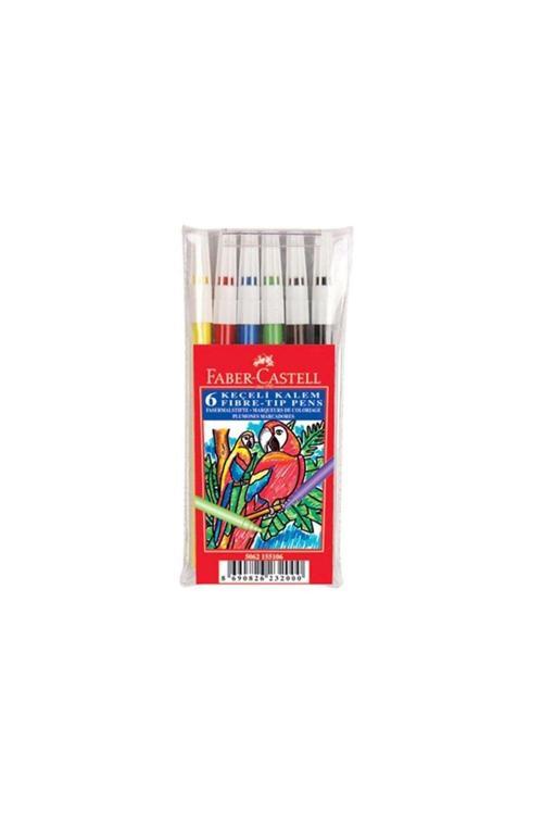 Faber-Castell Keçeli Boya Kalemi Yıkanabilir 6 Renk 5067 155106