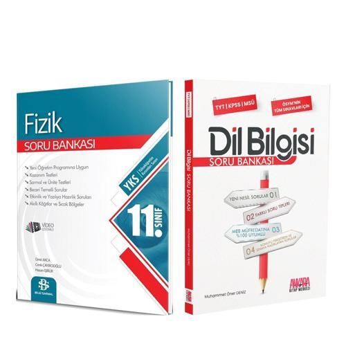 Bilgi Sarmal 11. Sınıf Fizik ve AKM Dil Bilgisi Soru Bankası Seti 2 Kitap