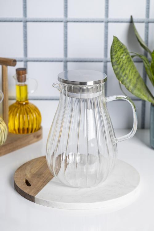 Olina Metal Kapaklı Sürahi 1800ml