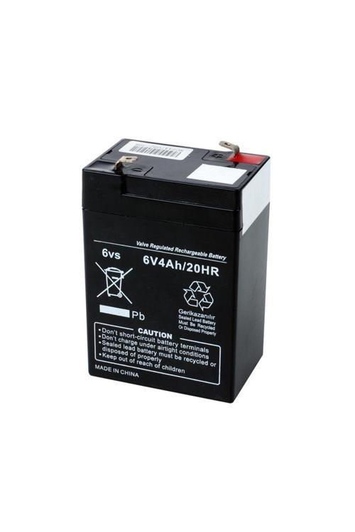Pilsan Uyumlu 6 Volt 4A Çocuk Araba Aküsü 6 V 4 Amper Akü Kargo Bedava 70X48X101Mm