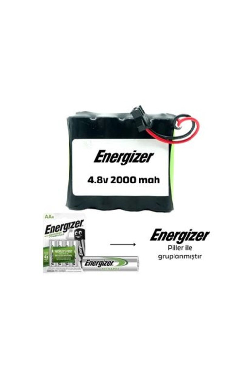 4.8V 2000Mah Siyah Soketli Ni-Mh Oyuncak Araba Pili