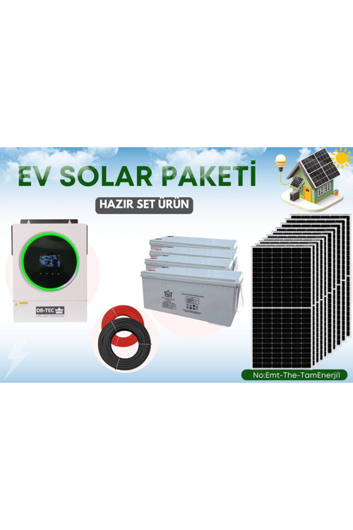Villa Paketi Güneş Enerji Sistemi