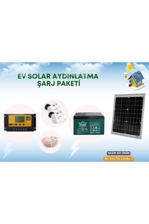 Güneş Enerjili Lamba Seti