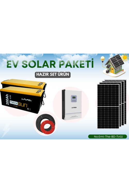 Lifepo4 Hobi Bahçesi Paketi Güneş Enerji Sistemi