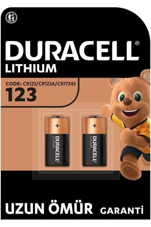 Cr 123 Yüksek Güçlü Lityum Pil (2'Li Paket) 3V (Cr123 / Cr123A / Cr17345)