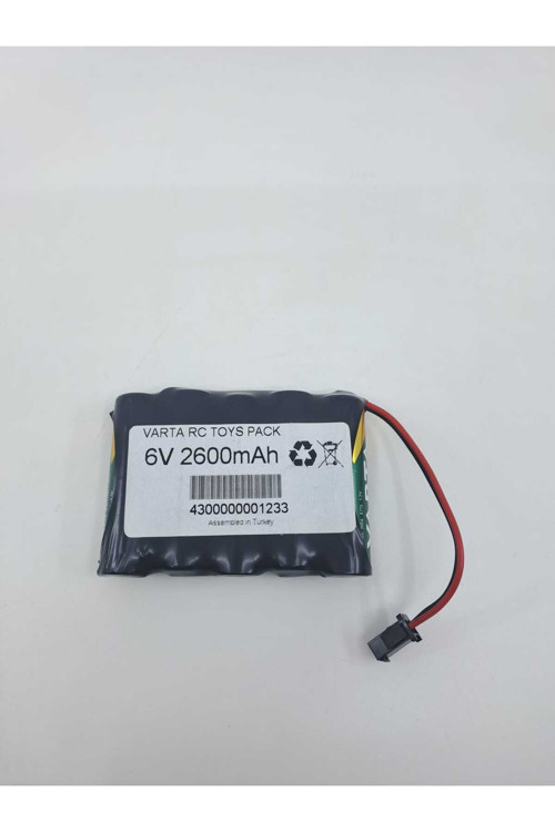 6V 2600Mah 5 Pilli Siyah Soket