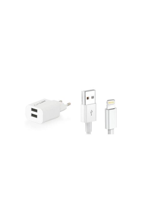 Çift Usb Adaptör Ve Lightning Usb Kablolu Set Cta-521Dıu