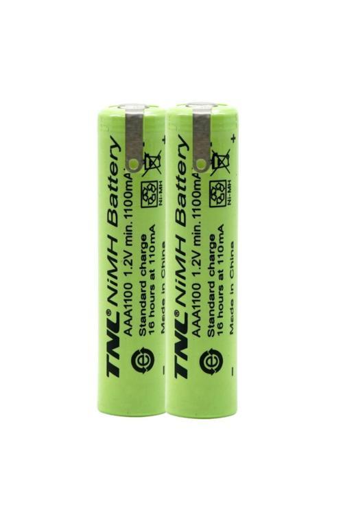 Philips Aquatouch At620 /At610 Için 2.4V 1100Mah Aaa Ince Pilli Traş Makinesi Pili