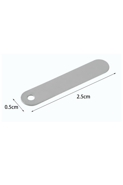 100 Adet 2.5Cm X 0.5Cm Pil Punta Teli