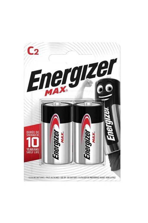 Alkalin Max C Orta Boy Pil 2'Li Paket