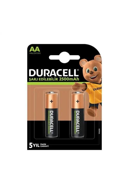Şarj Edilebilir Pil 2'Li Aa Kalem Pil 2500 Mah