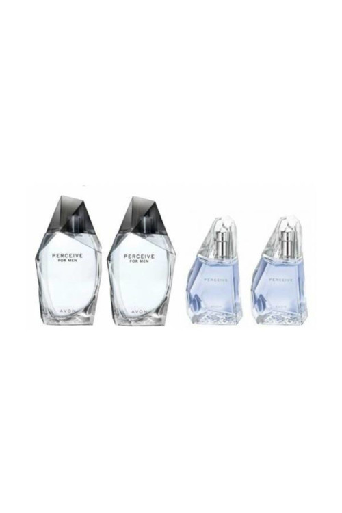 Perceive Bayan50 Ml Edp (2 Adet)+ Perceive 100 Ml Erkek Edt(2 Adet)