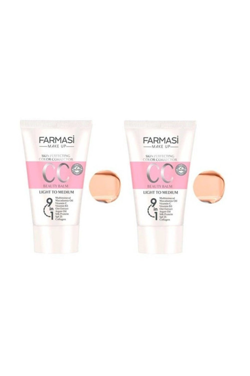 2 Adet Cc Krem Açıktan Ortaya 50 Ml