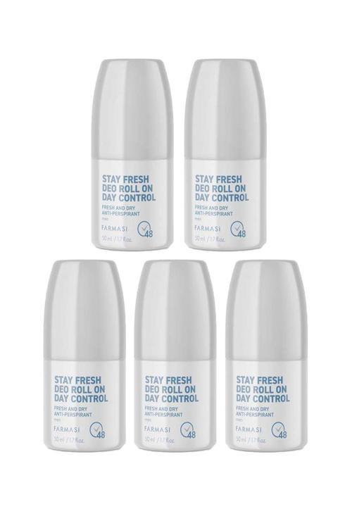 Antı-Perspırant Day Control Deo Roll On 50 Ml ( 5 Li Set)