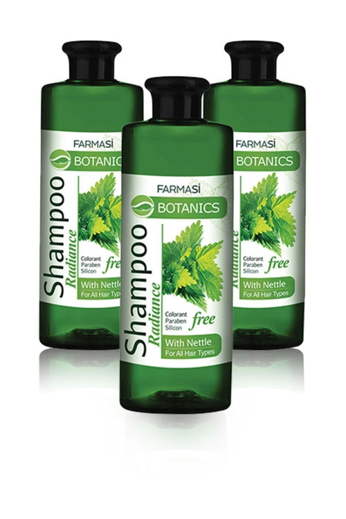 Botanics Isırgan Özlü Parlaklık Veren Şampuan 500 Ml 3 Adet