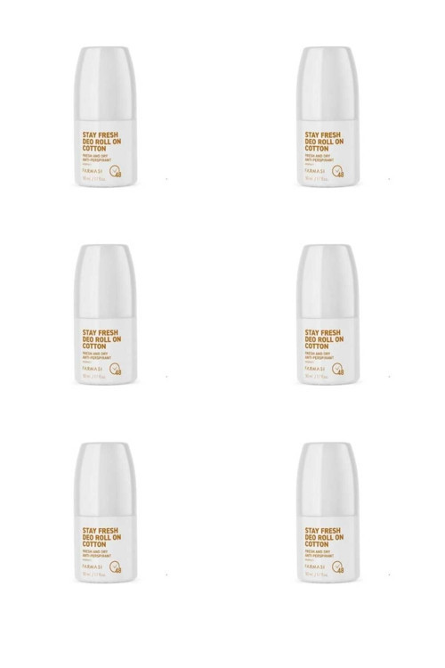 Stay Fresh Deo Roll On Cotton 50 Ml Kadın (6 Adet Rolon)