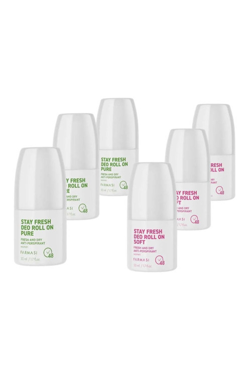 Stay Fresh Deo Roll On Pure 50 Ml 3X Adet Stay Fresh Soft 50 Ml Roll On 3 X Adet