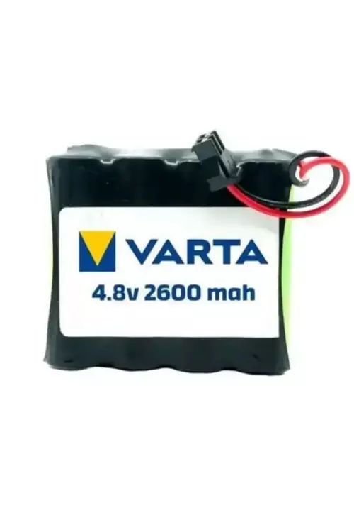 Cheetah Uzaktan Kumandalı Uyumlu 4.8V 2600MAH Varta Oyuncak Araba Bataryası Siyah Soket