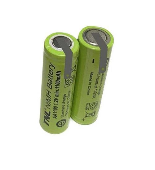 2.4v 1100mAh Traş Makinesi için Şarjlı AA Kalem Pil