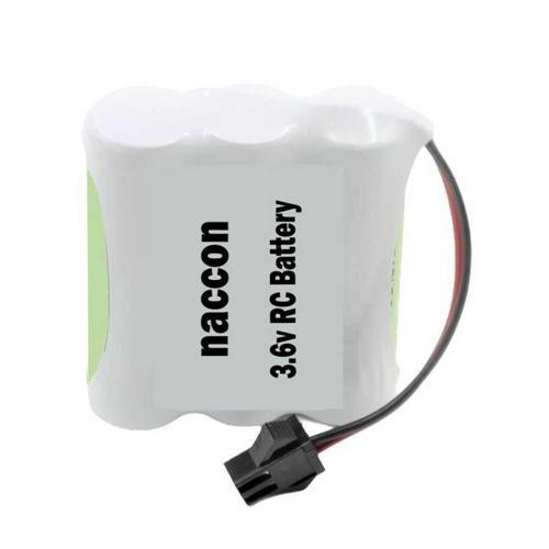 3.6V 1100mAh Siyah Soketli Şarjlı Oyuncak Pili AA Kalem Pilli
