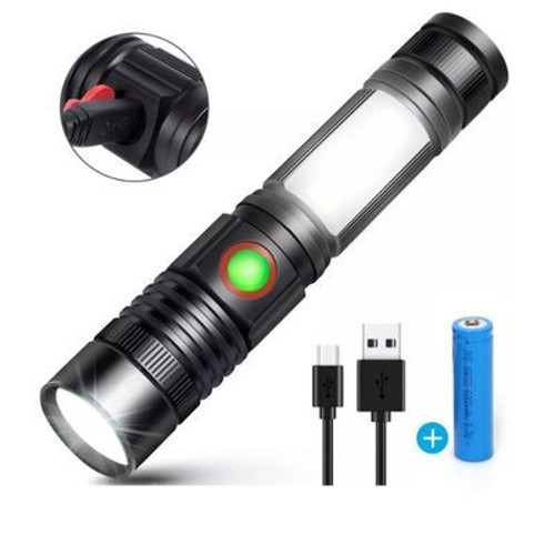 Wt-601 Geniş Açılı P50 Led Şarjlı El Feneri
