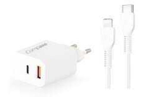 Type-C ve USB Girişli + Type-C Lightning Şarj Kablolu Set CTA-350TI
