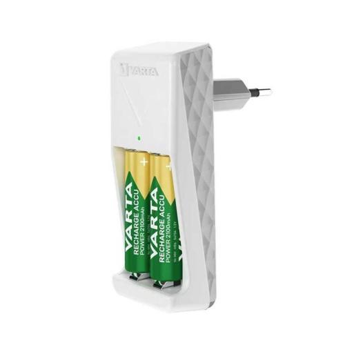 57656 Mini Şarj Cihazı AA 2x2100mAh Pilli (Varta Mini Charger)