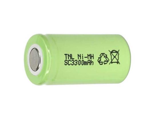 1.2v 3300mAh SC Boy Başlıksız Şarjlı Süpürge / Matkap Pili