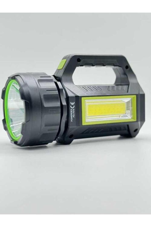 Pd-7575 Usb Çıkışlı Ledli Solar Şarjlı El Feneri Ve Kamp Lambası